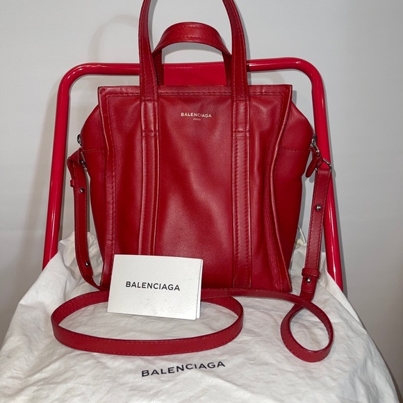 Balenciaga bazar shopper small in red - Picture 3 of 4